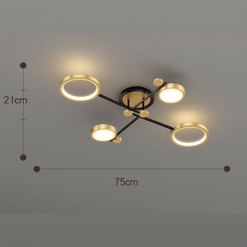 Lustre Pendente Moderno Geométrico Slim Led