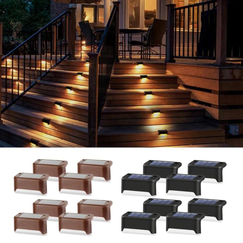 Luminária Solar LED de Jardim à Prova D'água