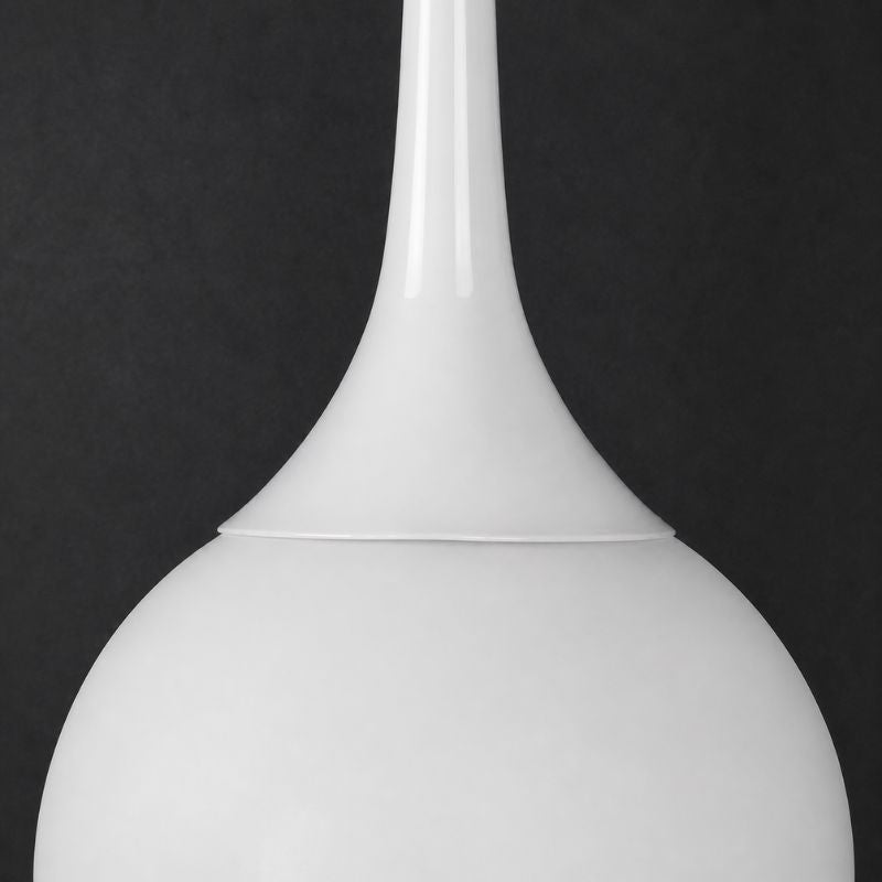 Lustre Pendente Moderno Minimalista Pingente em Globo Zarya LEDZ – Preto/Branco – 15cm/20cm/25cm