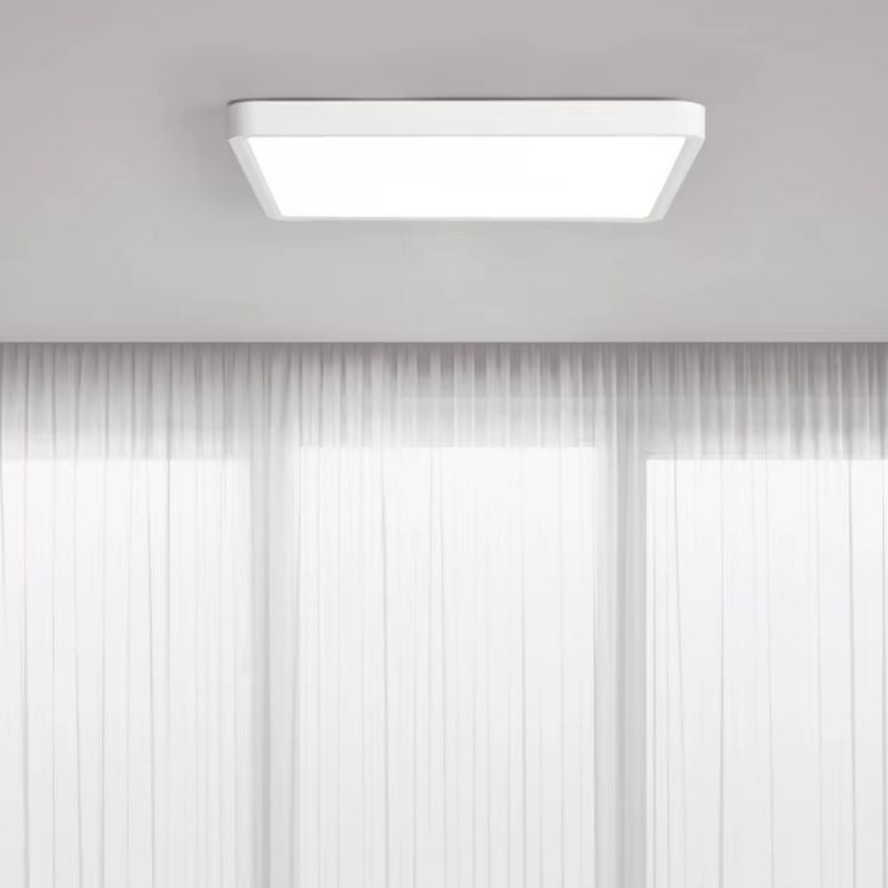 Luminária de Teto Plafon Ultra Slim LED - Quadrado com Conexão ALEXA e App de Celular