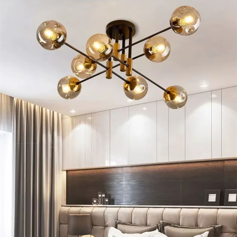 Lustre Pendente Moderno Jabuticaba Chandelier LEDZ – 6 Lâmpadas / 8 Lâmpadas
