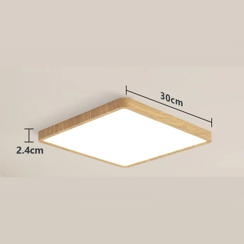 Luminária de Teto Plafon Ultra Slim LED - Quadrado com Conexão ALEXA e App de Celular