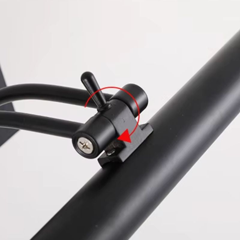 Luminária Arandela de Parede Slim Para Banheiro Regulável Varese LEDZ – Dourado / Prata / Preto – 40cm / 55cm