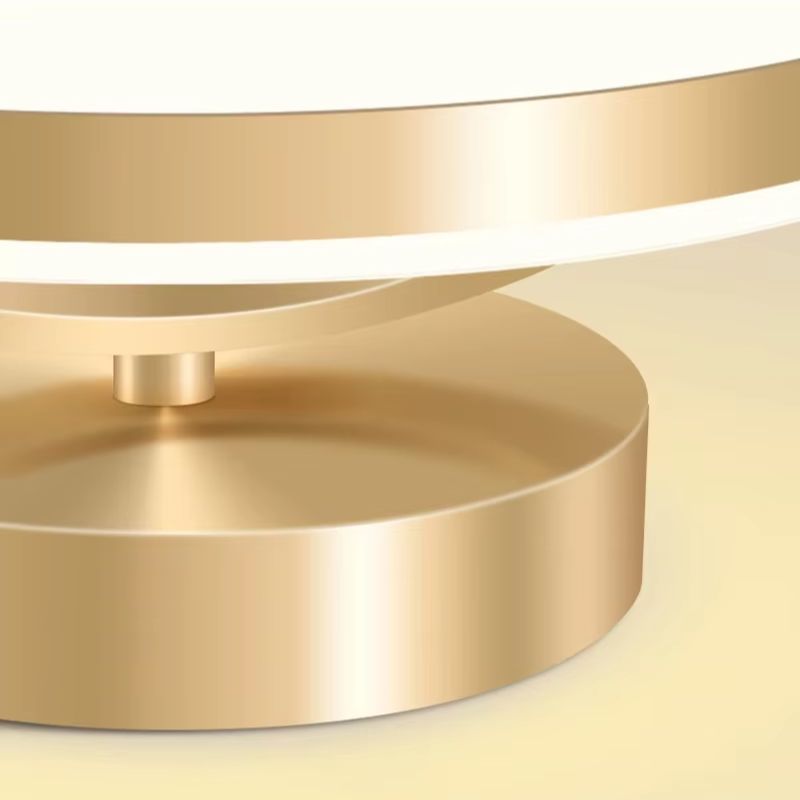 Luminária de Teto Plafon Circular Lumina LEDZ – Dourado/Preto – 20cm/30cm