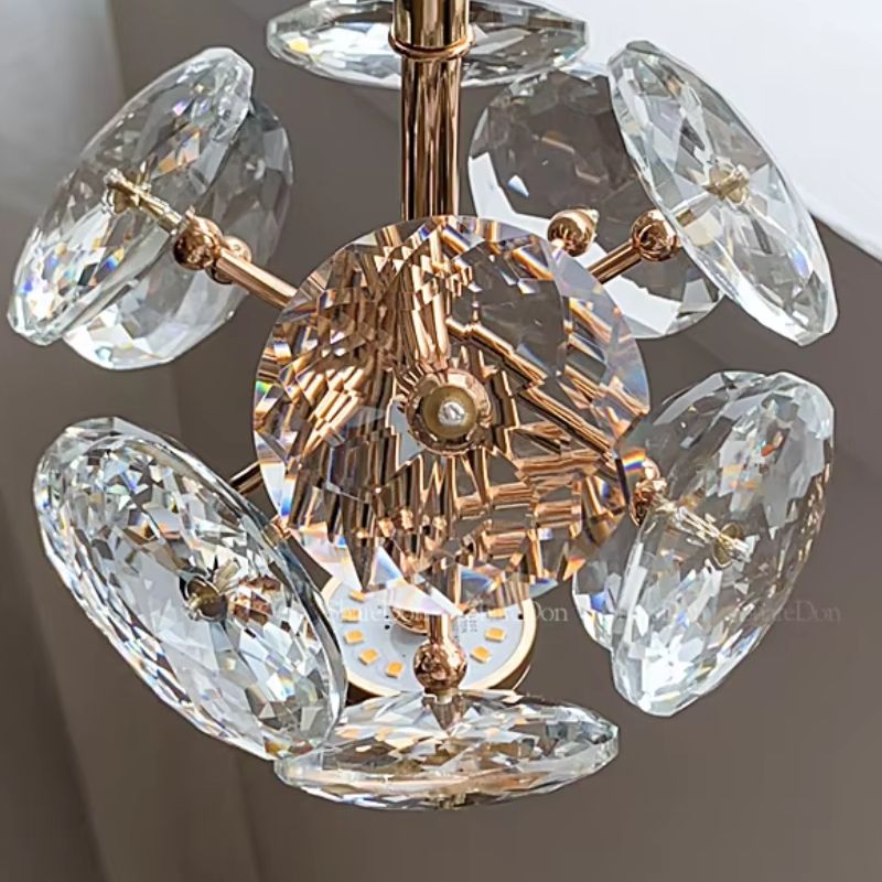 Luminária de Teto Plafon em Cristal de Vidro K9 Ducale LEDZ