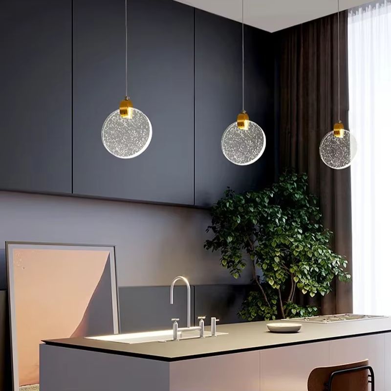 Lustre Pendente de Luxo Prisma LEDZ – Dourado – 13cm/16cm