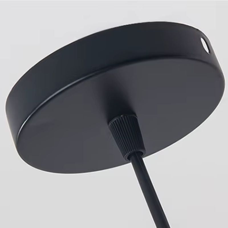 Lustre Pendente Moderno Minimalista Pingente em Globo Zarya LEDZ – Preto/Branco – 15cm/20cm/25cm