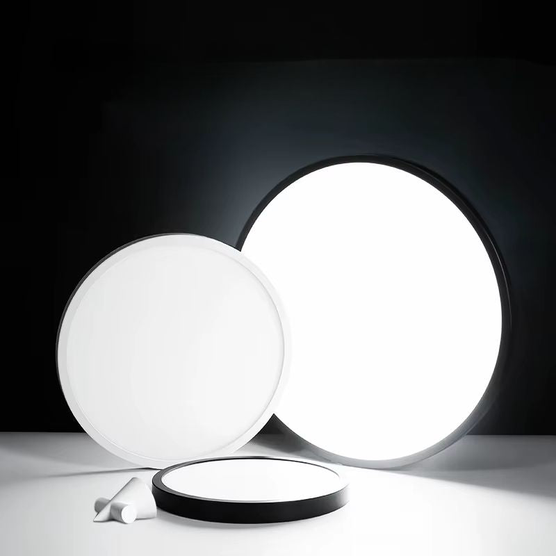 Luminária de Teto Plafon Ultra Slim LED - Com Controle Remoto, App de Celular - 22cm/30cm/40cm