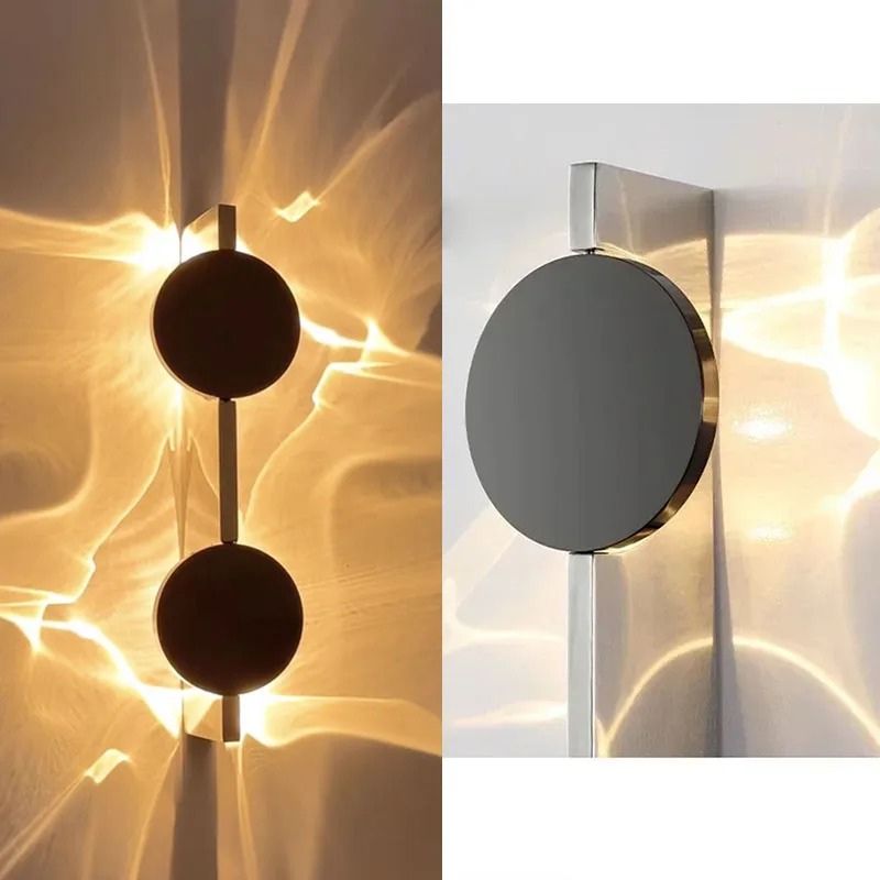 Luminária Arandela de Parede Moderna com Foco Direcionável Vicenza LEDZ – Prata Cromado – 1 Foco / 2 Focos