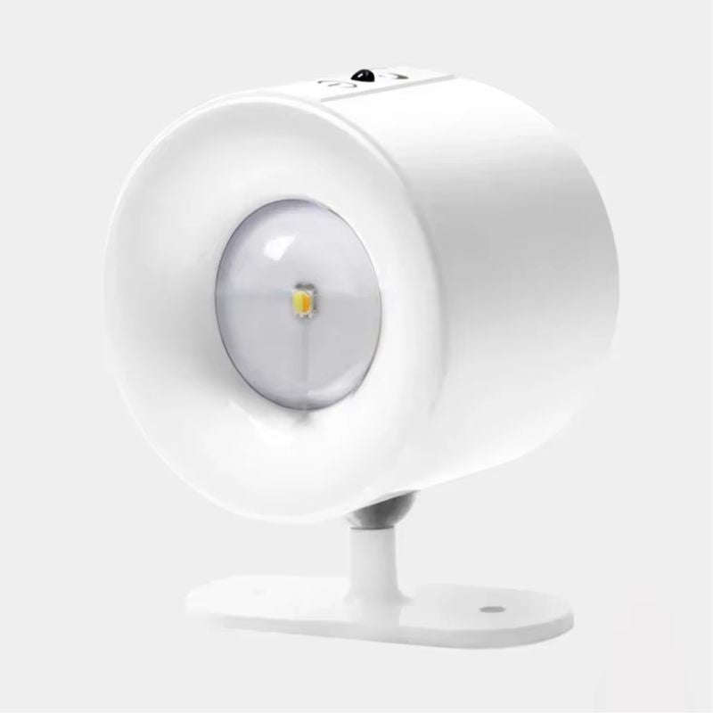 Luminária Arandela de Parede Sem Fio Com Controle Remoto Recarregável Para Decoração/Quadros/Espelhos Lexys LEDZ – Preto/Branco