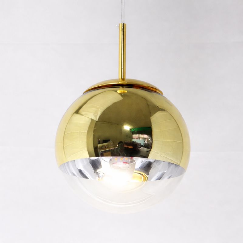 Lustre Pendente de Luxo Minimalista Orion LEDZ – Dourado/Prata/Rose Gold – 15cm/20cm
