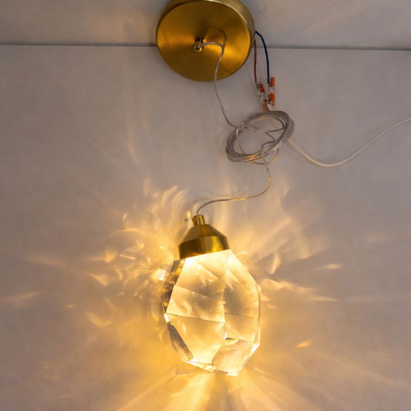 Lustre Pendente de Luxo Led - Diamante