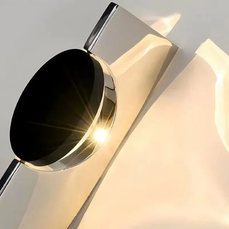 Luminária Arandela de Parede Moderna com Foco Direcionável Vicenza LEDZ – Prata Cromado – 1 Foco / 2 Focos