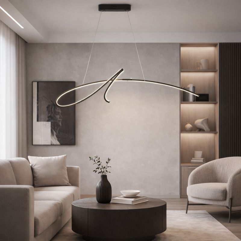 Lustre Pendente Moderno Minimalista Inteligente Signature LEDZ – Compatível com ALEXA / Google Smart Home