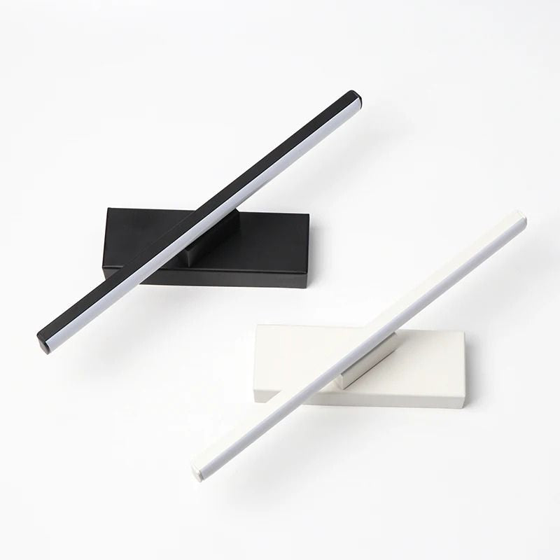 Luminária Arandela de Parede Moderna com Foco Direcionável Treviso LEDZ – Preta/Branca - 30cm/40cm/50cm