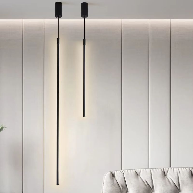 Lustre Pendente Minimalista Linear Ultra Slim Ravello LEDZ – 50cm/80cm/100cm