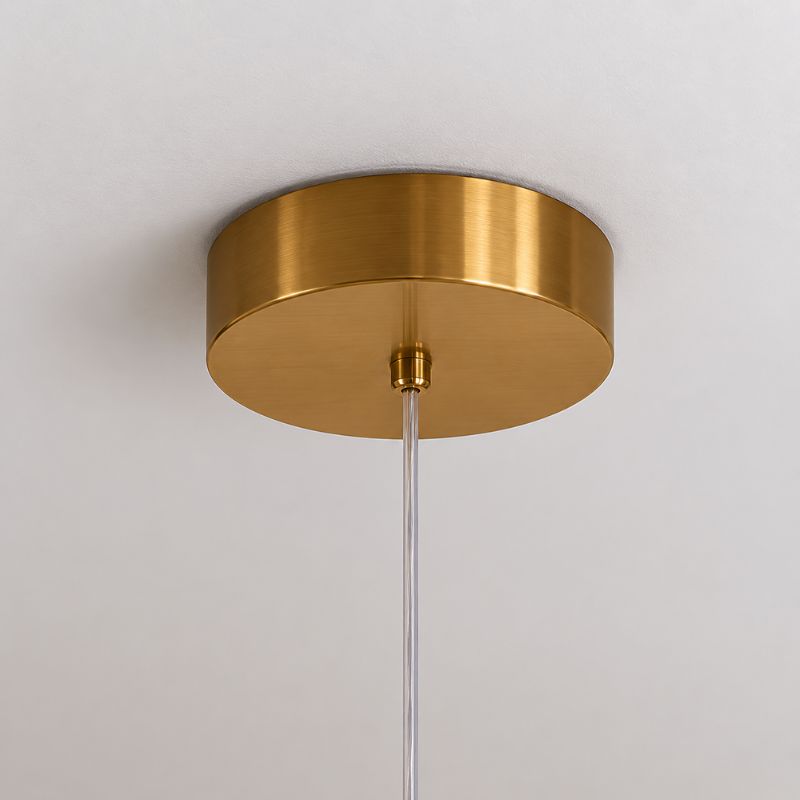 Lustre Pendente de Luxo Design Italiano Fio de Fada Vivare LEDZ – Fumê / Âmbar