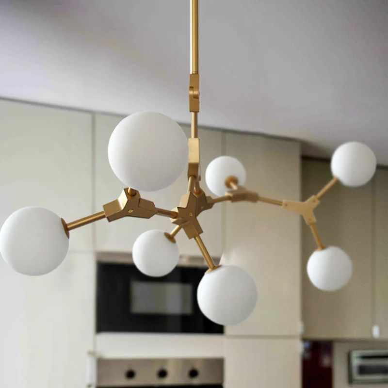 Lustre Pendente Moderno Jabuticaba Geométrico Modulare LEDZ