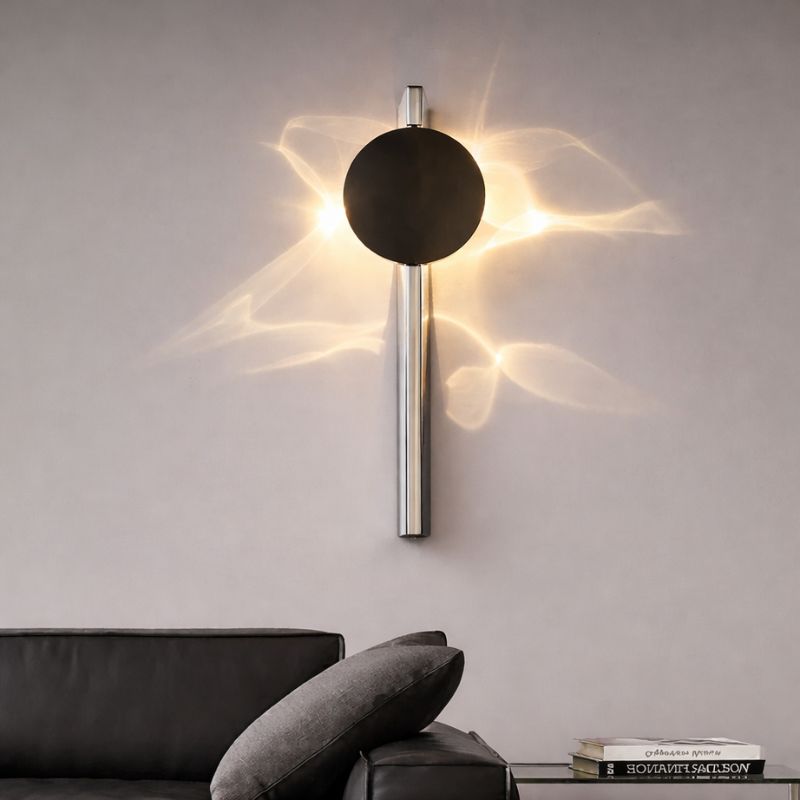 Luminária Arandela de Parede Moderna com Foco Direcionável Vicenza LEDZ – Prata Cromado – 1 Foco / 2 Focos