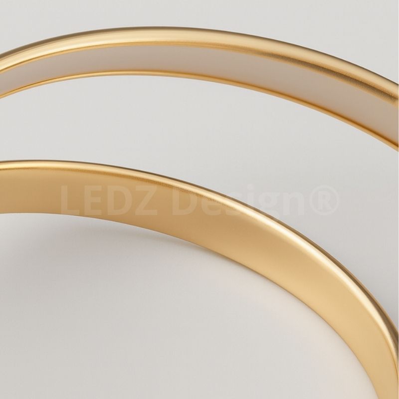Lustre Pendente Moderno Infinity Led - Controle Remoto e APP - 100cm