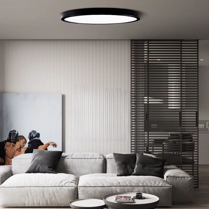 Luminária de Teto Plafon Ultra Slim LED - Com Controle Remoto, App de Celular - 22cm/30cm/40cm