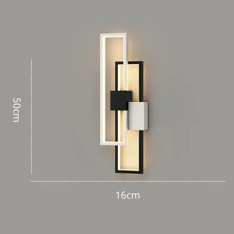 Luminária Arandela de Parede Minimalista Retangular Element LEDZ