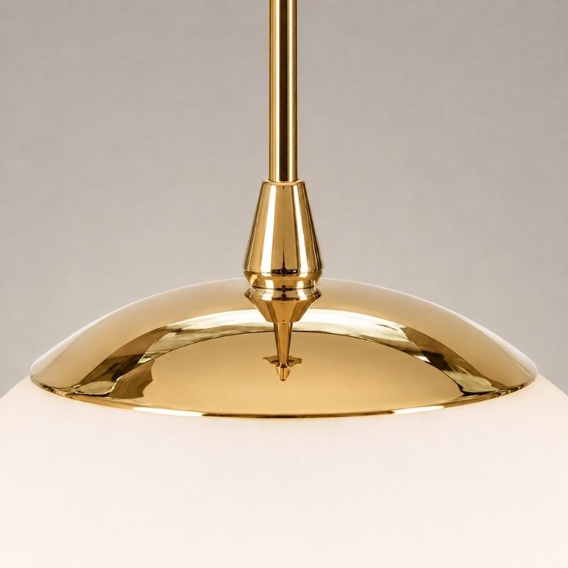 Lustre Pendente de Luxo para Pé-Direito Duplo Globos Estilo Clássico LEDZ - Dourado/Prata – 6 Globos / 9 Globos / 12 Globos / 18 Globos / 24 Globos