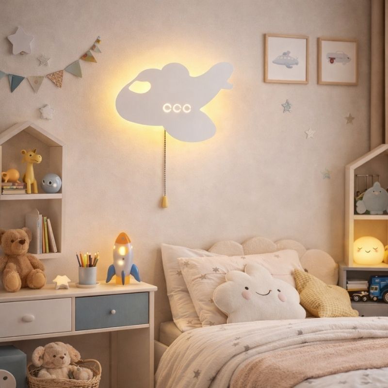 Luminária Arandela de Parede Sem Fio Recarregável Para Quarto Infantil Temática Sogni D’Oro Ledz