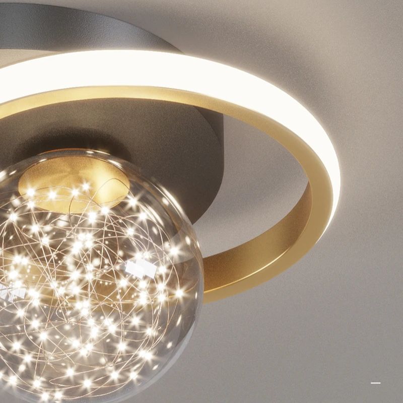 Luminária de Teto Plafon Moderno Globo Circular Ledz