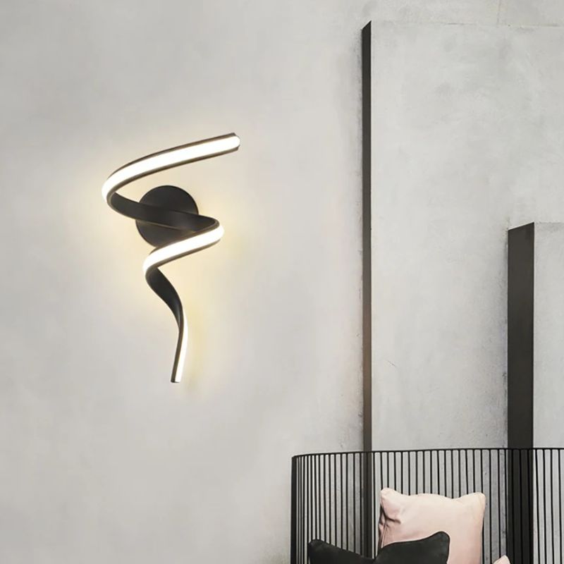 Luminária Arandela de Parede Moderna Spira Led - 35cm/42cm