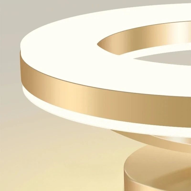 Luminária de Teto Plafon Circular Lumina LEDZ – Dourado/Preto – 20cm/30cm
