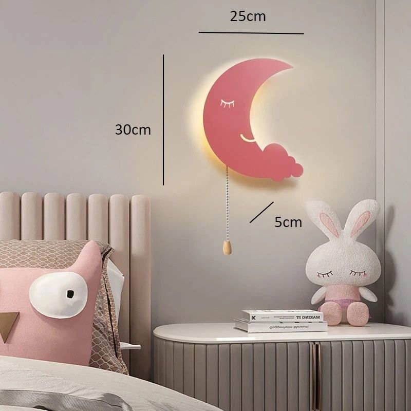 Luminária Arandela de Parede Sem Fio Recarregável Para Quarto Infantil Temática Sogni D’Oro Ledz