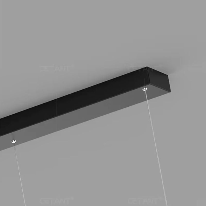 Lustre Pendente Minimalista Linear duas Hastes Impact LEDZ - 110cm