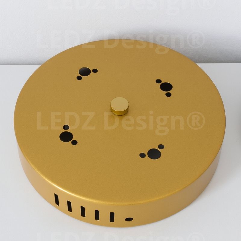 Lustre Luminária de Teto Circular Minimalista Com Controle Remoto