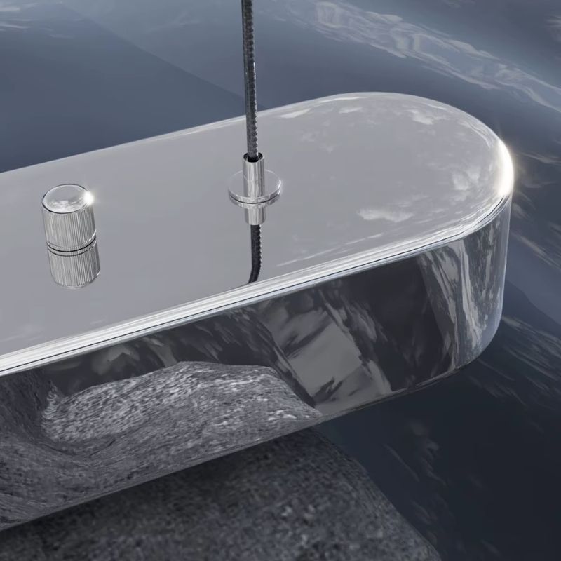 Lustre Pendente Design Italiano Vetro Milano LEDZ – Preto/Prata Cromado – 1 Unidade/3 Unidades