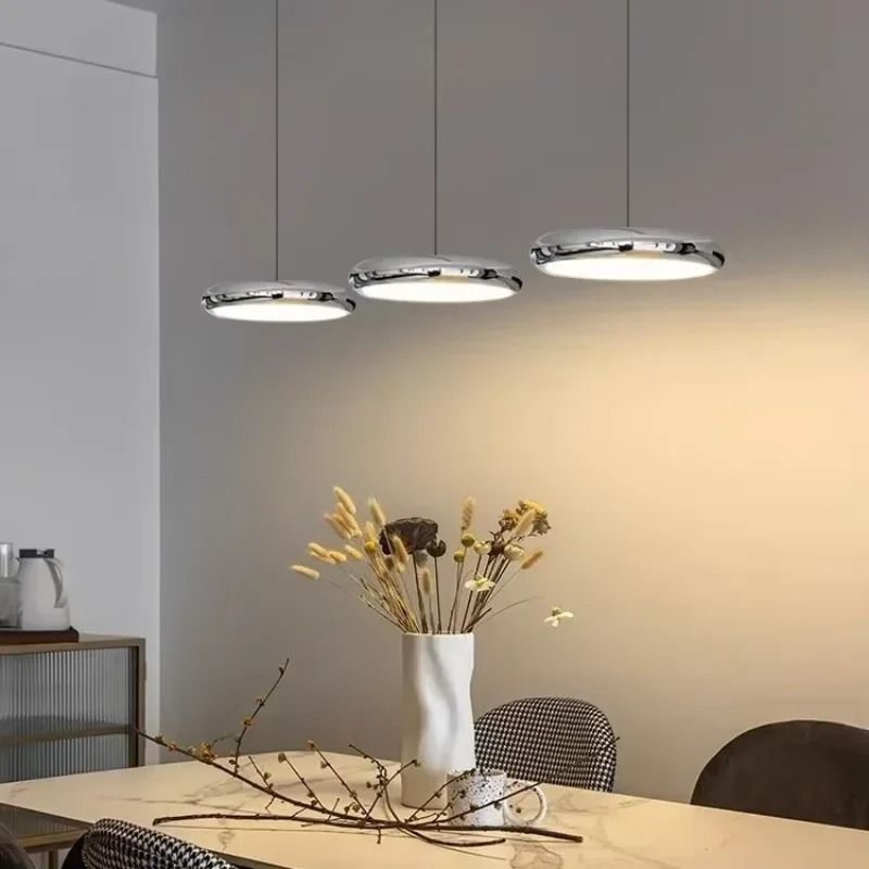 Lustre Pendente Design Italiano Vetro Milano LEDZ – Preto/Prata Cromado – 1 Unidade/3 Unidades