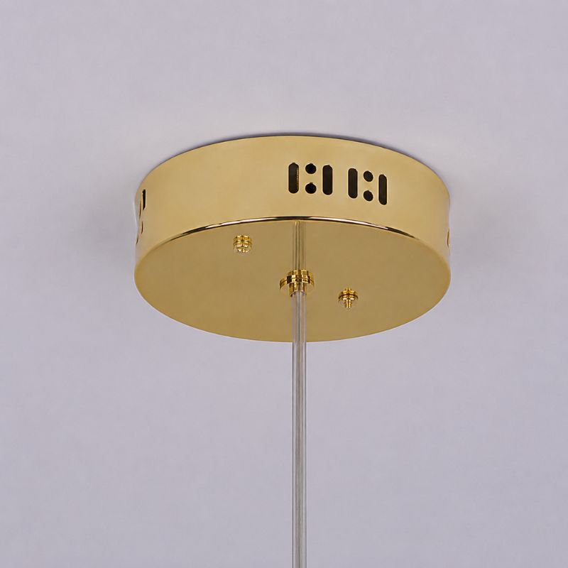 Lustre Pendente Escultural de Luxo Orgânico Opere Cascata LEDZ - Preto / Prata / Dourado
