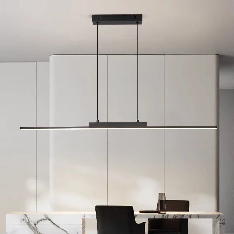 Lustre Pendente Moderno Linea Slim Led - 100cm