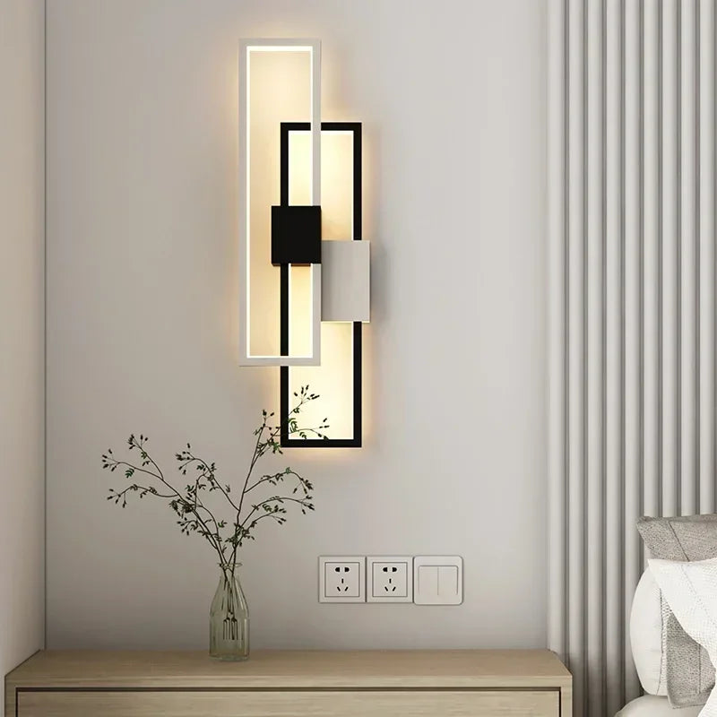 Luminária Arandela de Parede Minimalista Retangular Element LEDZ