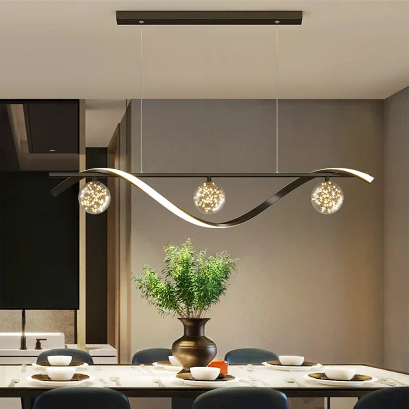 Lustre Pendente de Luxo Horizon Ledz