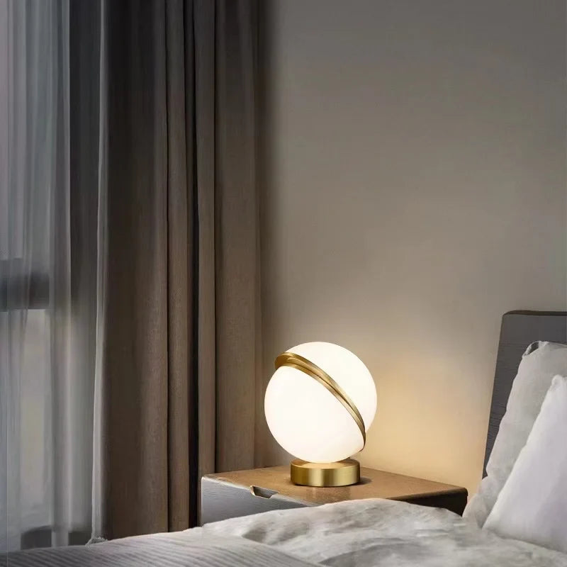 Luminária Abajur de Mesa Orbital Led