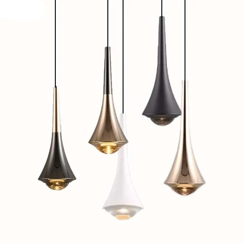Lustre Pendente Moderno Ajustável Vértice Led