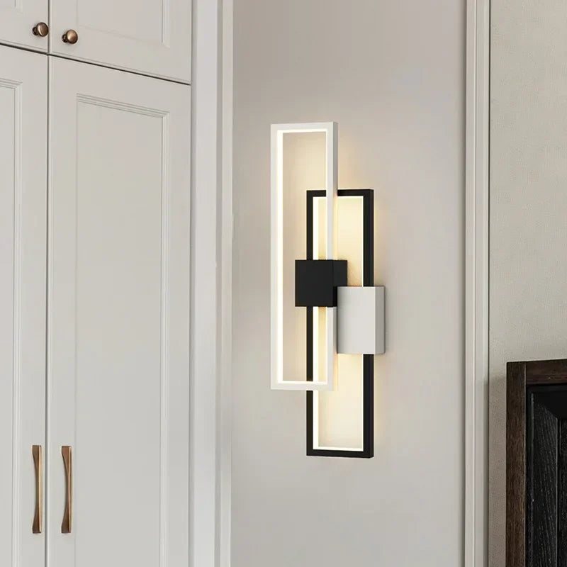Luminária Arandela de Parede Minimalista Retangular Element LEDZ
