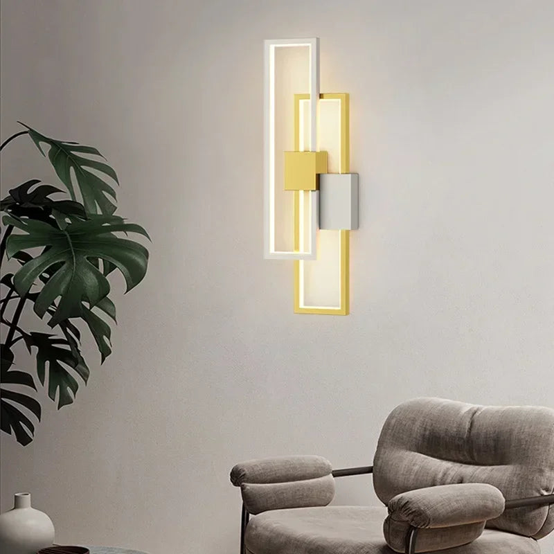 Luminária Arandela de Parede Minimalista Retangular Element LEDZ