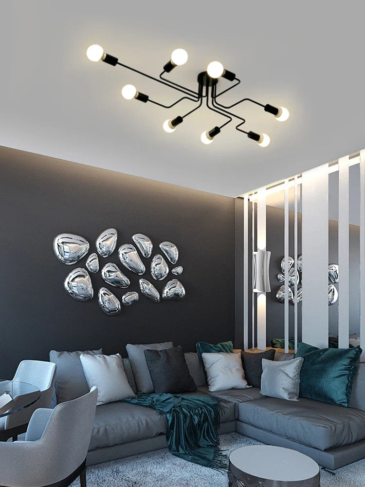 Lustre Luminária de Teto Spider Led