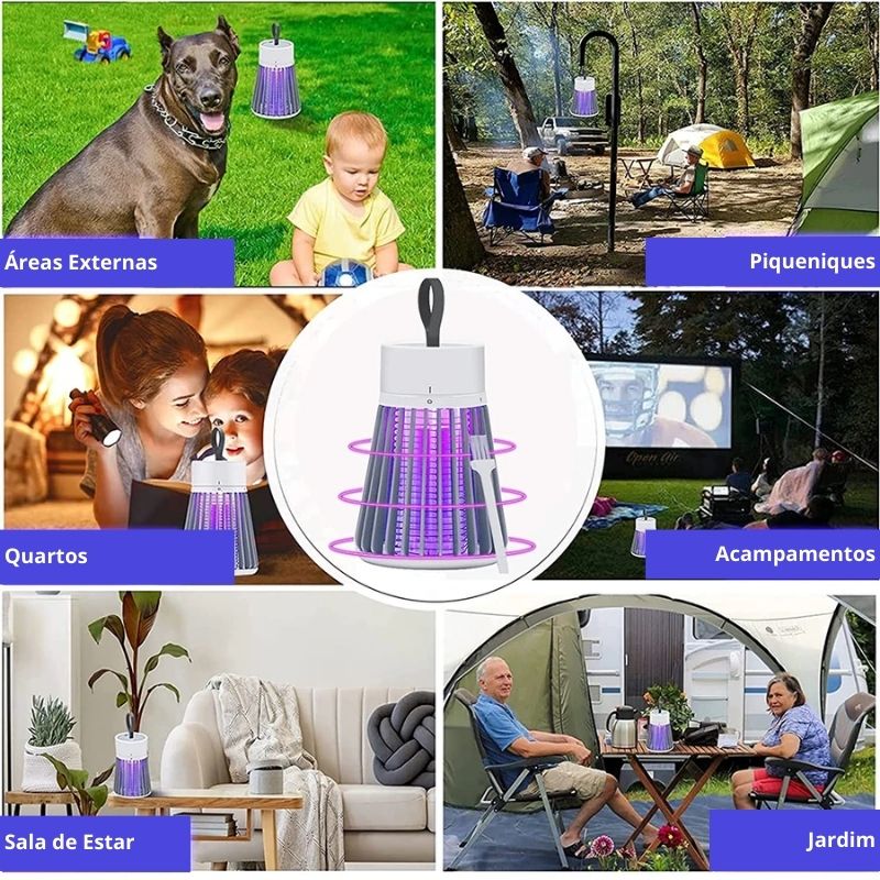 Lâmpada Led Mata Mosquito Ultravioleta - Insectkill