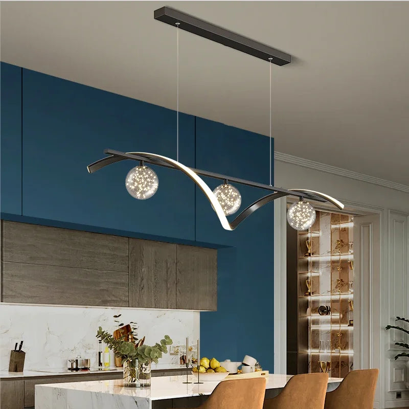 Lustre Pendente de Luxo Horizon Ledz