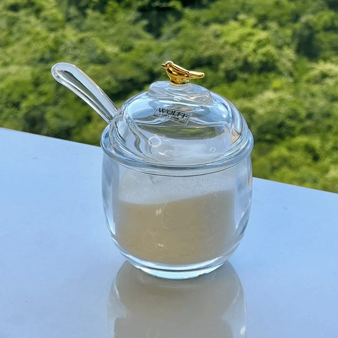 Kit Açucareiro + Meleira Golden Bird 2 Peças