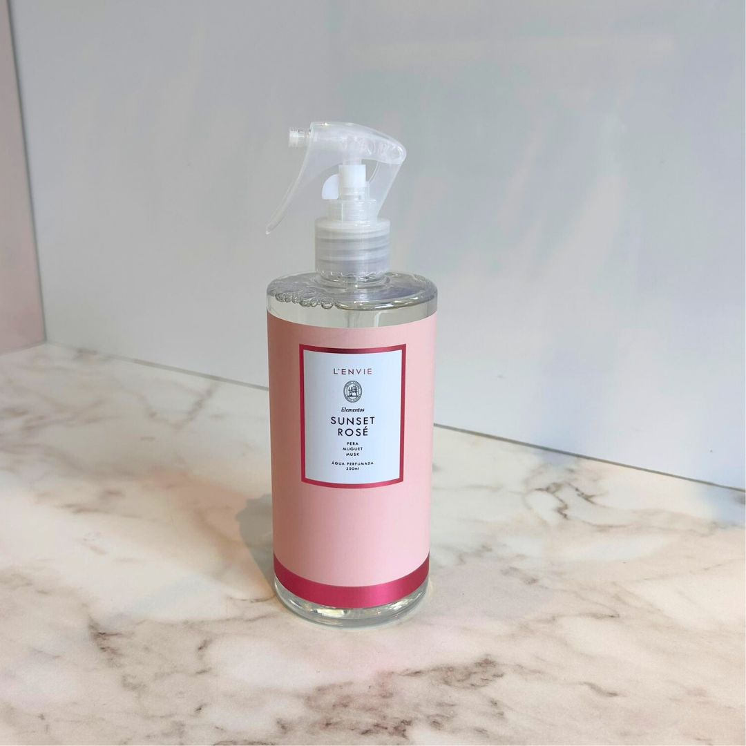 Água Perfumada Sunset Rose Elementos 500ml L'envie
