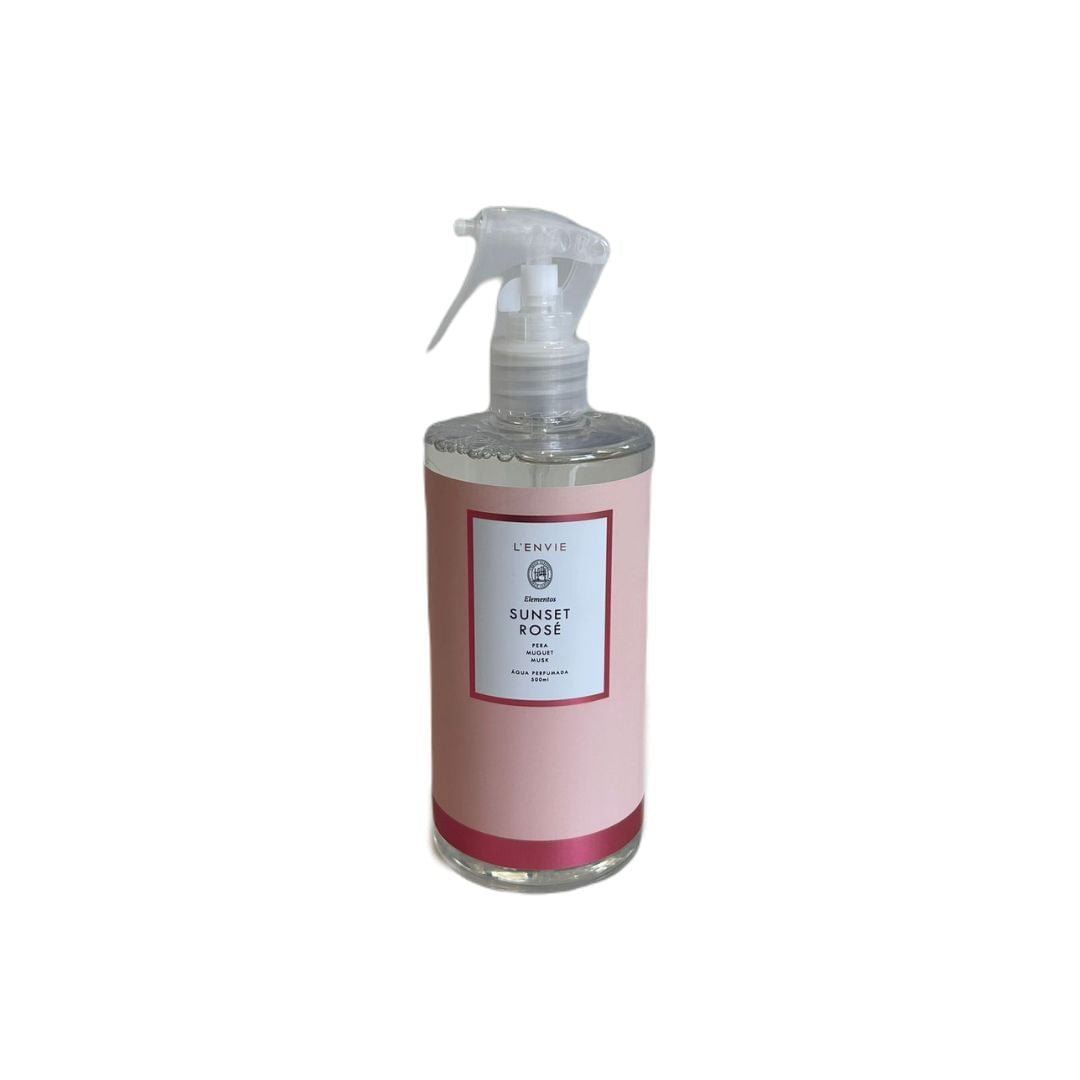 Água Perfumada Sunset Rose Elementos 500ml L'envie